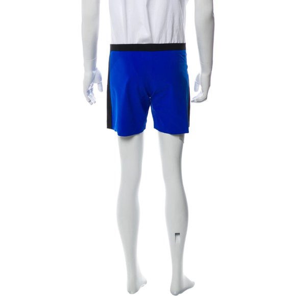 Auth ROBERTO CAVALLI Colorblock Pattern Swim Trunks Nylon Elastane Size L/XL - Picture 3 of 3